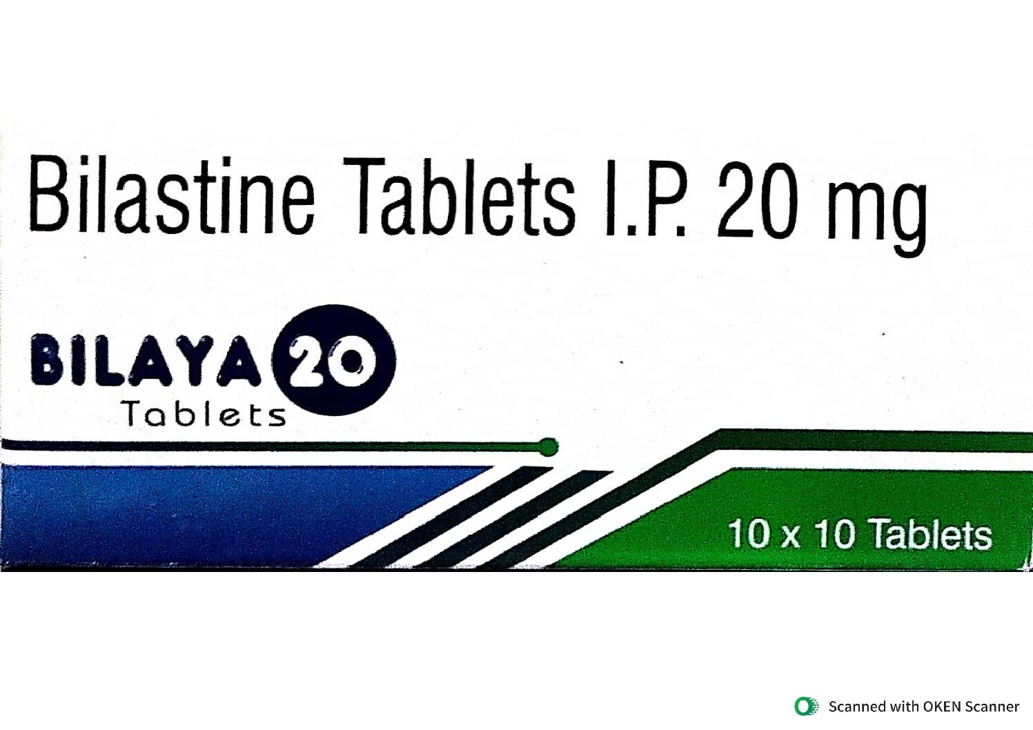 Bilastine tablets I.P 20mg
